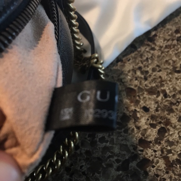 Sold on ♏️ NWT Gucci Marmont Blk - Picture 7 of 13